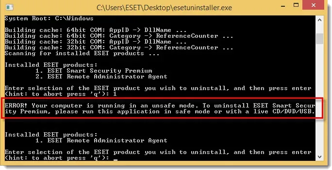 آموزش حذف آنتی ویروس ESET در ویندوز ۷