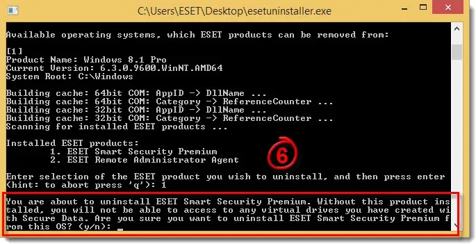 حذف آنتی ویروس نود 32 در ویندوز 7