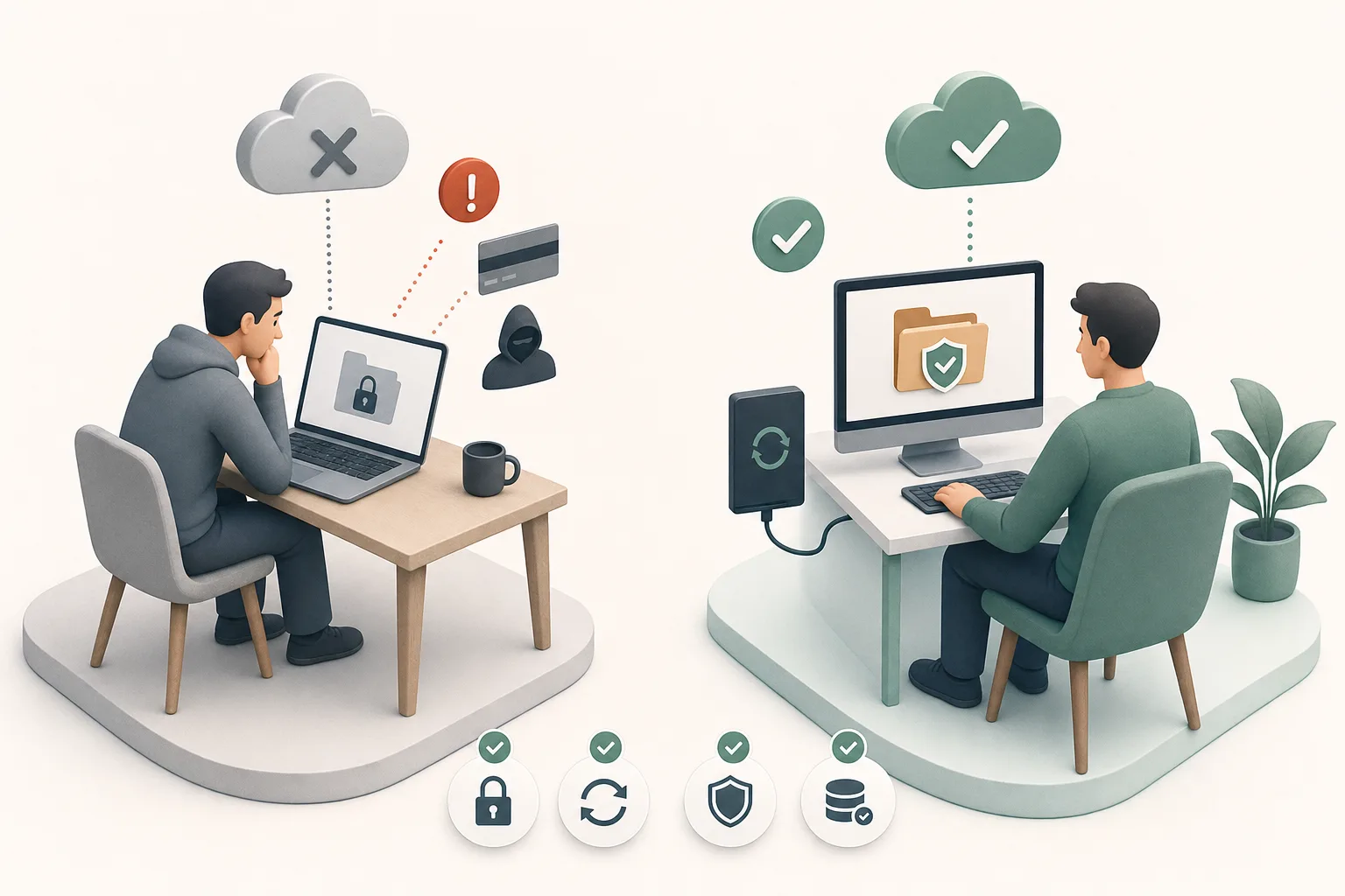 بکاپ امن و حفاظت از فایل‌ها در ویندوز 11