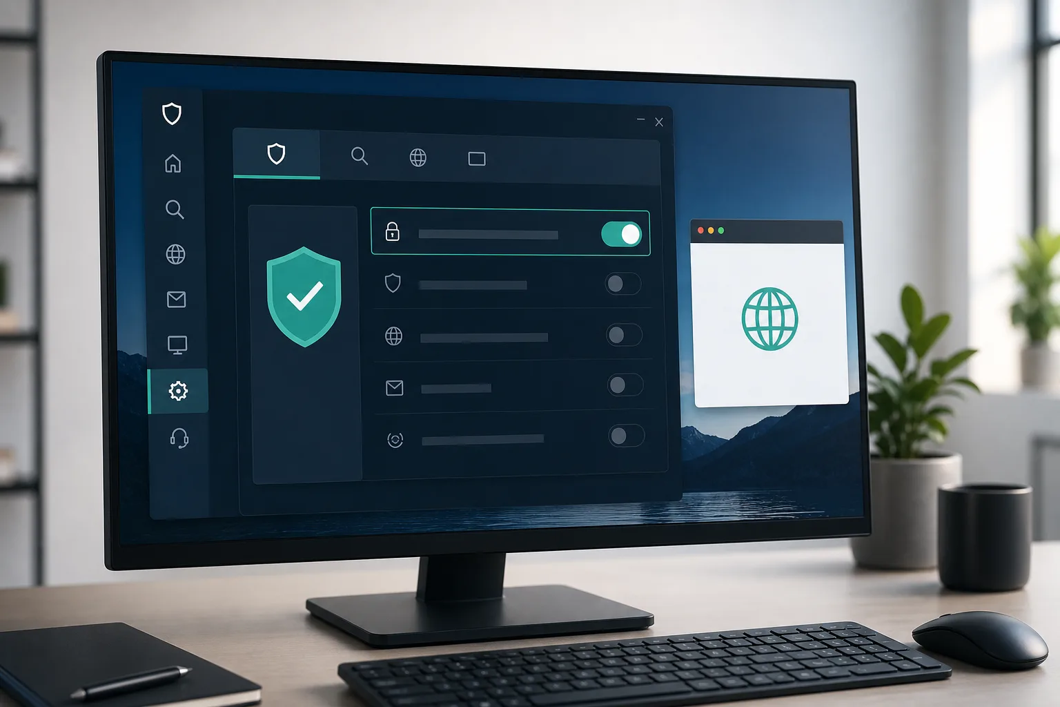 تنظیمات SSL/TLS در ESET برای بررسی وضعیت محافظت