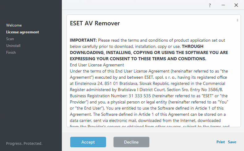 آموزش حذف نود 32 به کمک نرم افزار ESET AV Remover